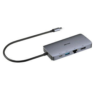 yGg[ōőSz|CgҌb11/5z BUFFALObobt@[ mUSB-C IXX HDMI / VGA / LAN / USB-Ax2 / USB-CnUSB PDΉ 100W hbLOXe[V Vo[ LUD-U3-CU302SV [USB Power Delivery
