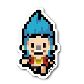 ゼネラルステッカー｜GENERAL STICKER ピクセルワンピースステッカー Sサイズ フランキー OPX-008S