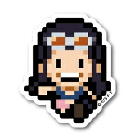 ゼネラルステッカー｜GENERAL STICKER ピクセルワンピースステッカー Sサイズ ロビン2Y OPX-016S