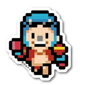 ゼネラルステッカー｜GENERAL STICKER ピクセルワンピースステッカー Sサイズ フランキー2Y OPX-017S
