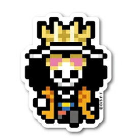 ゼネラルステッカー｜GENERAL STICKER ピクセルワンピースステッカー Sサイズ ブルック2Y OPX-018S