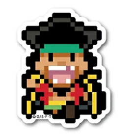 ゼネラルステッカー｜GENERAL STICKER ピクセルワンピースステッカー Sサイズ 黒ヒゲ OPX-022S