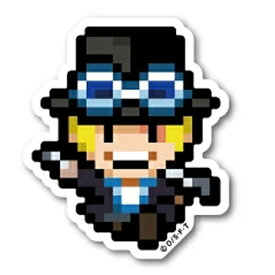 ゼネラルステッカー｜GENERAL STICKER ピクセルワンピースステッカー Sサイズ サボ OPX-027S