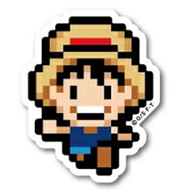 ゼネラルステッカー｜GENERAL STICKER ピクセルワンピースステッカー Sサイズ ルフィ幼 OPX-028S