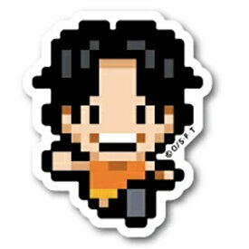 ゼネラルステッカー｜GENERAL STICKER ピクセルワンピースステッカー Sサイズ エース幼 OPX-029S