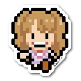 ゼネラルステッカー｜GENERAL STICKER ピクセルワンピースステッカー Sサイズ プリン OPX-038S
