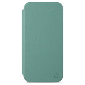 HOLDIT｜ホールディット iPhone 14 Pro 手帳型クリアケース ClearBook モスグリーン 15703