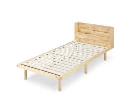 IRIS OHYAMA｜アイリスオーヤマ 【フレームのみ】宮付き高耐荷重すのこベッド ナチュラル HWBM-S [シングルサイズ]【キャンセル・返品不可】 【代金引換配送不可】