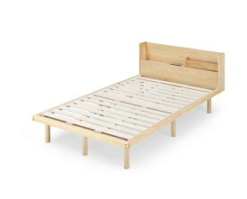 IRIS OHYAMA｜アイリスオーヤマ 宮付き高耐荷重すのこベッド ナチュラル HWBM-SD【キャンセル・返品不可】 【代金引換配送不可】