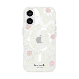 【エントリーで最大全額ポイント還元｜8/5迄】 ケイト・スペード ニューヨーク｜kate spade new york iPhone 16 Kate Spade Protective - MagSafe / Recycled Hollyhock Floral KS054344