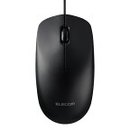 ELECOM｜エレコム 有線 USB マウス 3ボタン 【 Windows Mac Chrome 対応 】 左右対称 RoHS指令準拠 ブラック (Chrome/Mac/Windows11対応) ブラック M-LE10URXBK [光学式 /有線 /3ボタン /USB]