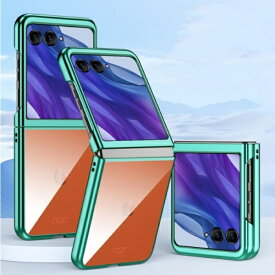 STYLE Promotion｜スタイルプロモーション Motorola razr 50 カラーメッキTPUケース グリーン SP-M50TPCA-GR