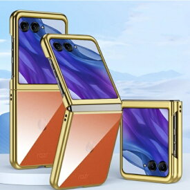 STYLE Promotion｜スタイルプロモーション Motorola razr 50 カラーメッキTPUケース ゴールド SP-M50TPCA-GD