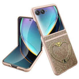 STYLE Promotion｜スタイルプロモーション Motorola razr 50 グリッターリングスタンドケース ゴールド SP-M50GUSTCA-GD