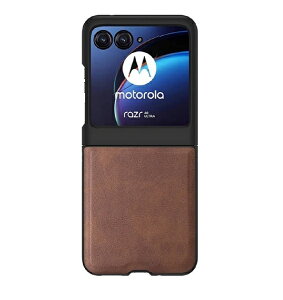 STYLE Promotion�b�X�^�C���v�����[�V���� Motorola razr 50 �n�C�G���hPU���U�[�P�[�X �u���E�� SP-M50HLECA-BR