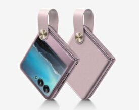 STYLE Promotion｜スタイルプロモーション Motorola razr 50 フックPUレザーケース ピンク SP-M50HOPUCA-PK