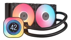 CORSAIRbRZA CPUN[[ 120mmt@x2 [LGA1851/1700EAM5/AM4] iCUE LINK TITAN 240 RX RGB LCD ubN CW-9061022-WW