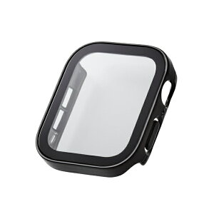 ELECOM�b�G���R�� �A�b�v���E�H�b�` �J�o�[ Apple Watch SE3 / SE2 / SE1 ( ��3 / 2 / 1����) / Series 6 / 5 / 4 [ 44mm ] �t���J�o�[ �P�[�X �����K���X �\�ʍd�x10H �S�ʕی� �w��h�~ ��U�h�~ �h�� IPX7 2�d�\�� 