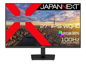 JAPANNEXT�b�W���p���l�N�X�g PC���j�^�[ JN-IPS273WQHD [27�^ /WQHD(2560×1440�j /���C�h /100Hz]