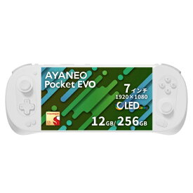 AYANEO｜アヤネオ ポータブルゲーミングPC AYANEO POCKET EVO [7インチ /Android /RAM：12GB /ROM：256GB] スカイホワイト AYAPKEVO-12256-SWR [Snapdragon /2025年2月モデル]