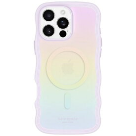 ケイト・スペード ニューヨーク｜kate spade new york iPhone 16 Pro Max Kate Spade Wavy - MagSafe / Recycled Opal Iridescent KS054476
