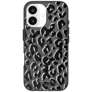 PCgEXy[h j[[Nbkate spade new york iPhone 16 Kate Spade Protective - MagSafe / Recycled City Leopard Black KS055040