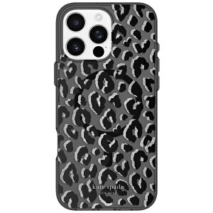 PCgEXy[h j[[Nbkate spade new york iPhone 16 Pro Max Kate Spade Protective - MagSafe / Recycled City Leopard Black KS055056