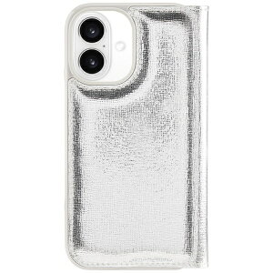 PCgEXy[h j[[Nbkate spade new york iPhone 16 Kate Spade Folio Case - Recycled Metallic Silver KS055466