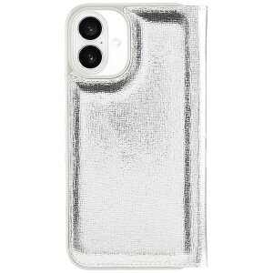 PCgEXy[h j[[Nbkate spade new york iPhone 16 Plus Kate Spade Folio Case - Recycled Metallic Silver KS055468