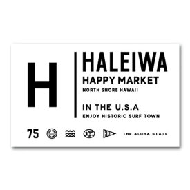 ゼネラルステッカー｜GENERAL STICKER ハレイワハッピーマーケットステッカー M 66 HHM-066