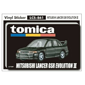 ゼネラルステッカー｜GENERAL STICKER 大人トミカステッカー Sサイズ logo+mitsubishi EVO3 LCS-861