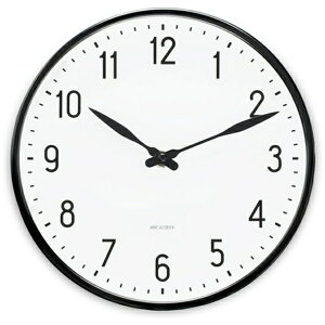 yGg[ōőSz|CgҌb11/27z ARNE JACOBSENiAl RuZj |v Station Wall Clock 21cm white/black AJ43633