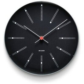【エントリーで最大2万ポイント当たる｜4/23まで】 ARNE JACOBSEN（アルネ ヤコブセン） 掛時計 Bankers Wall Clock 21cm black AJ43636