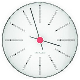 【エントリーで最大2万ポイント当たる｜4/23まで】 ARNE JACOBSEN（アルネ ヤコブセン） 掛時計 Bankers Wall Clock 12cm white AJ43688
