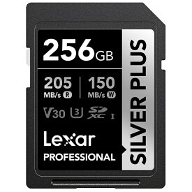 Lexar｜レキサー Lexar SDXCカード Professional SILVER PLUSシリーズ V30 UHS-I U3 LSDSIPL256G-BNNNJ [256GB] 【代金引換配送不可】