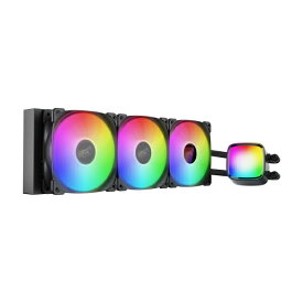 GEOMETRIC FUTURE 水冷CPUクーラー 120mmファンx3 [LGA2066/2011(-v3)/1200/115x/1700/1851・AM4/AM5] Eskimo Pro 36B ブラック GF-ES-PRO-360-BK