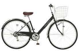 【エントリーで最大2万ポイント当たる｜11/18迄】 アサヒサイクル｜Asahi Cycle 自転車 ジオクロス N GEOCROSS 276S ツヤケシブラック GCN76B [外装6段 /27インチ]2025年モデル【キャンセル・返品不可】 【代金引換配送不可】