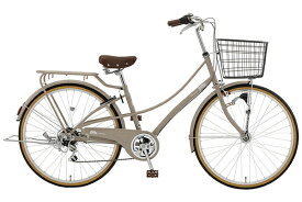 【エントリーで最大2万ポイント当たる｜11/18迄】 NORNO｜ノルノ 自転車 ベレッグ Beleg 266S グレージュ BES66C [外装6段 /26インチ]2025年モデル【キャンセル・返品不可】 【代金引換配送不可】