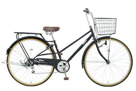 NORNO｜ノルノ 自転車 ベレッグタウン BelegTown 276S ツヤケシブラック BET76C [外装6段 /27インチ]2025年モデル【キャンセル・返品不可】 【代金引換配送不可】