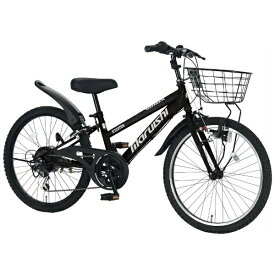 丸石サイクル｜Maruishi Cycle 22型 子供用自転車 エキサイター EXCITER(外装6段変速) マットブラック EX226R2025年モデル【キャンセル・返品不可】 【代金引換配送不可】