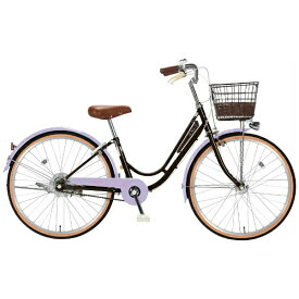 丸石サイクル｜Maruishi Cycle 24型 子供用自転車 リズミック Rhythmic(シングルシフト) ブラック×パープル RZP24R2025年モデル【キャンセル・返品不可】 【代金引換配送不可】