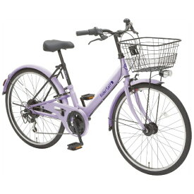 丸石サイクル｜Maruishi Cycle 22型 子供用自転車 ライドセル Ride self(外装6段変速) パープル RSP226R2025年モデル【キャンセル・返品不可】 【代金引換配送不可】