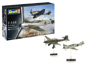 hCcxbRevell GmbH 1/144 bT[V~bg Bf109E & J[X Ju87B Xc[J