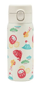 サンフレイム｜SUNFLAME ワンプッシュステンレス水筒350mlだるま WB001-6