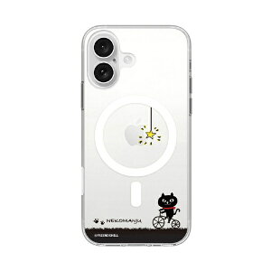 ROA�b���A iPhone 16�i6.1�C���`�j �N���A�P�[�X MagSafe �l�R�}���W���E abbi FRIENDS �T�C�N�����O ABF27236i16