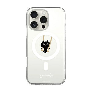 ROA�b���A iPhone 16 Pro�i6.3�C���`�j �N���A�P�[�X MagSafe �l�R�}���W���E abbi FRIENDS �u�����R ABF27241i16PR