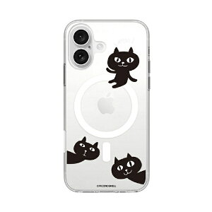 ROA�b���A iPhone 16�i6.1�C���`�j �N���A�P�[�X MagSafe �l�R�}���W���E abbi FRIENDS ���ǂ��g���I ABF27246i16