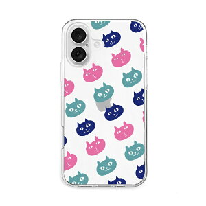 ROA�b���A iPhone 16�i6.1�C���`�j �\�t�g�N���A�P�[�X MagSafe �l�R�}���W���E abbi FRIENDS �l�R�}���W���E�p�^�[�� ABF27268i16