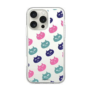 ROA�b���A iPhone 16 Pro�i6.3�C���`�j �\�t�g�N���A�P�[�X MagSafe �l�R�}���W���E abbi FRIENDS �l�R�}���W���E�p�^�[�� ABF27269i16PR