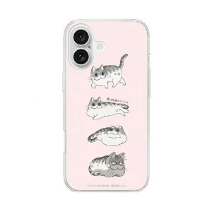 ROA�b���A iPhone 16�i6.1�C���`�j �\�t�g�N���A�P�[�X MagSafe ��͔L�Ƃ������� abbi FRIENDS �L�����K�i�p�^�[���j ABF27292i16